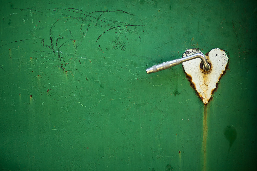 Maniglia di porta a forma di cuore