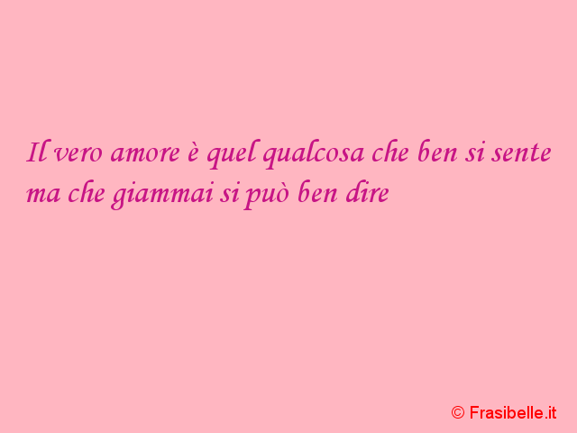 l amore e difficile da esprimere