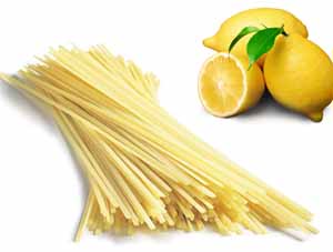 linguine al limone preparazione