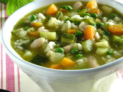 minestrone al pesto ricetta