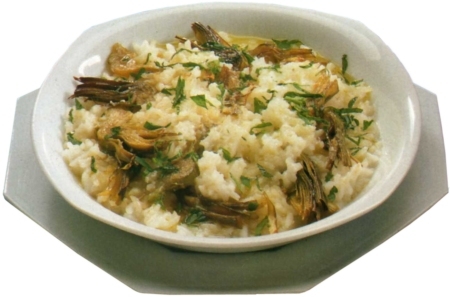 risotto con i carciofi