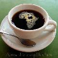 Immagine schiuma Africa disegnata in modo perfetto con schiuma su caffè in tazzina