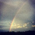 Immagine arcobaleno Arcobaleno come spada scintillante