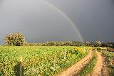 Arcobaleno con piccolo doppio sopra Karpaz