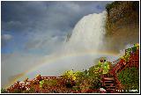 Immagine arcobaleno Arcobaleno sotto cascate americane
