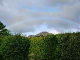 Immagine arcobaleno Arcobaleno su villa con parco