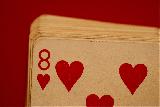 Carta da poker otto di cuori