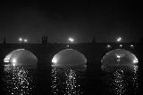 Immagine romantico Charles Bridge, ponte romantico di Praga