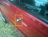Immagine auto Maniglia per porta montata su portiera auto