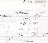 Immagine divertente Matematica divertente espandere la potenza di un binomio