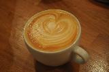 Immagine grande Schiuma del caffè che si dispone a formare un grande cuore